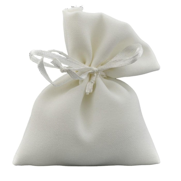 SACCHETTO COTONE BIANCO 8X10CM